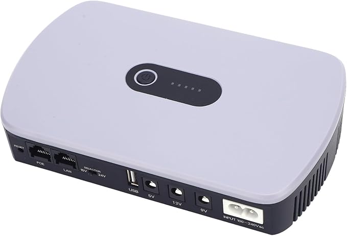 UPS Battery Backup Uninterruptible Power Supply 10400mAh Large Capacity DC - Image 8