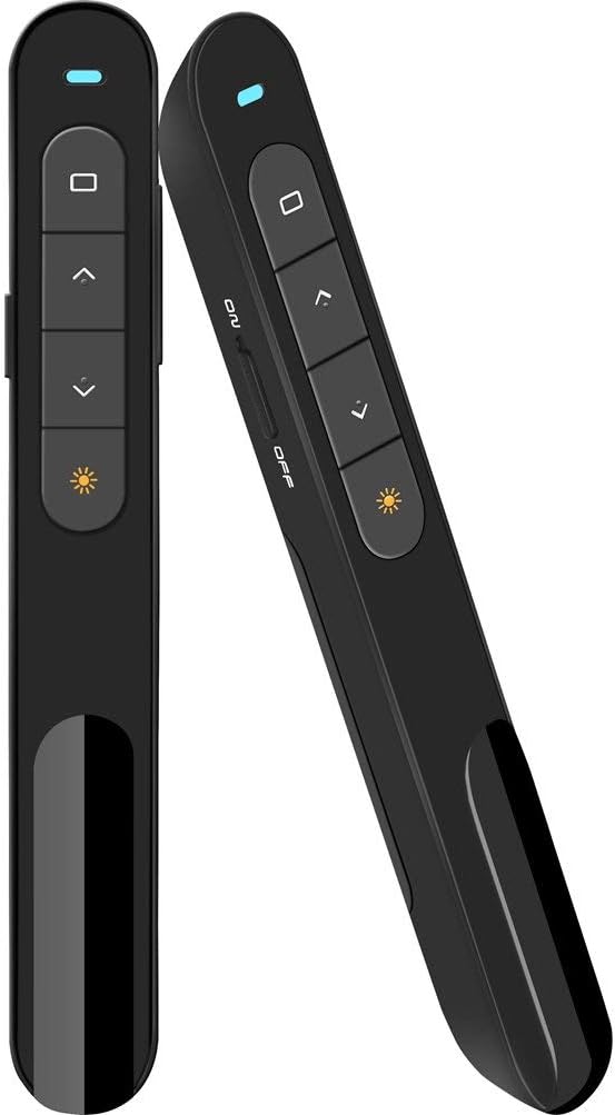 Wireless Presenter, Hyperlink Volume Control Presentation Clicker RF 2.4GHz USB - Image 7