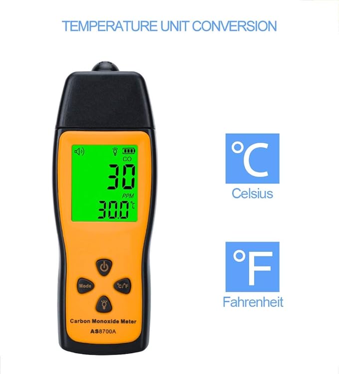 Cheffort Handheld Carbon Monoxide Meter, Portable Carbon Monoxide Detector - Image 5