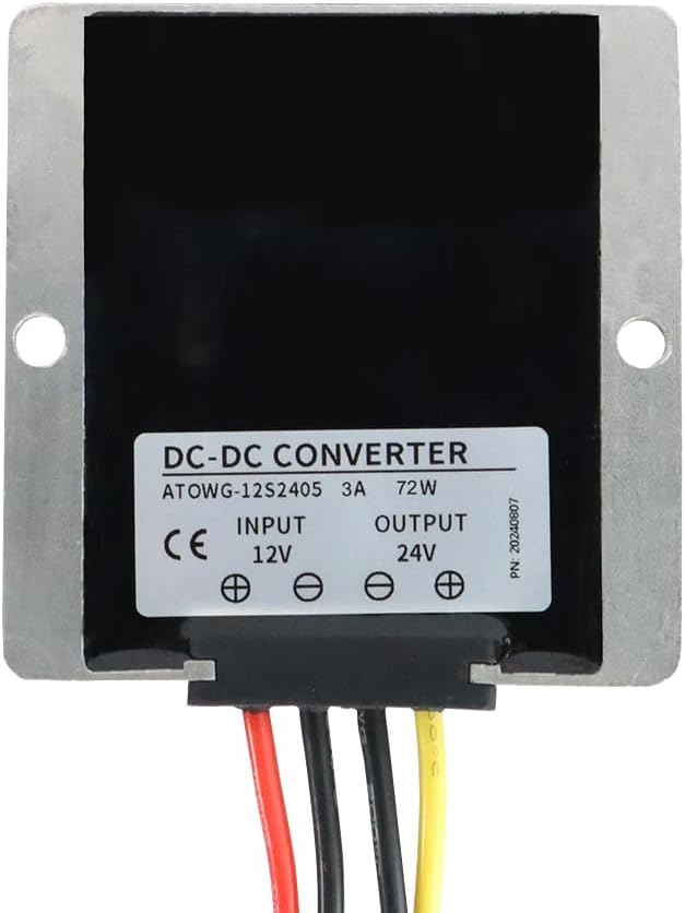 12V to 24V DC Step Up Converter, Boost Converter 3Amps 72W Voltage Regulator - Image 5