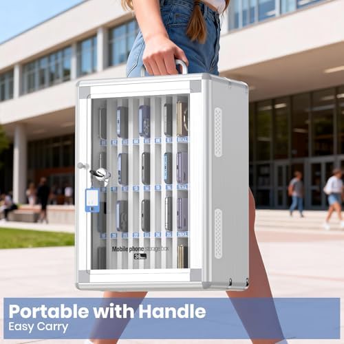 36 slots cell phone locker for classroom, portable, package contents