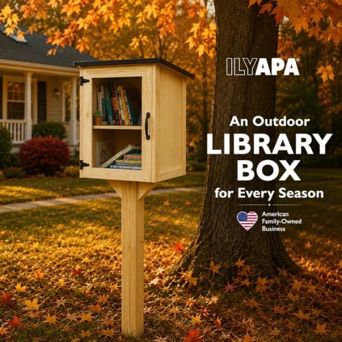 ilyapa library box outdoor - 16x14x22, little outdoor, close-up detail