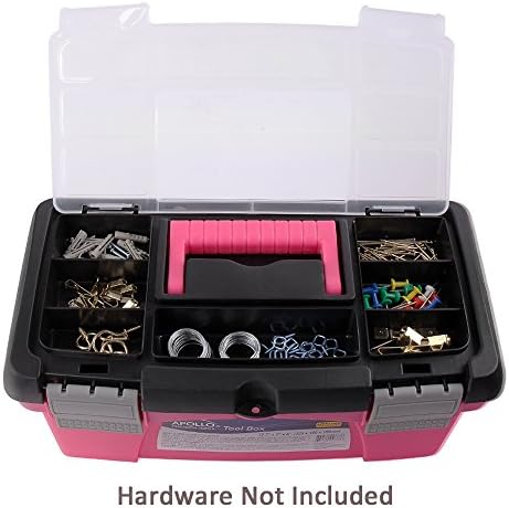apollo tools set of 3 stackable tool boxes, close-up detail