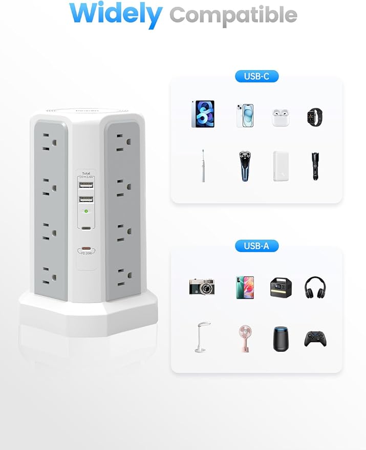 Surge Protector Power Strip - Image 6