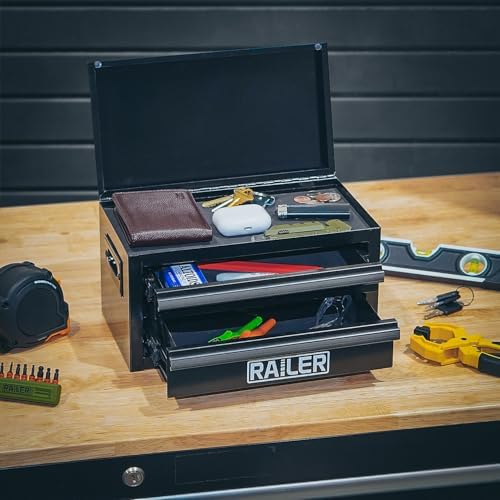 mini metal tool box organizer small steel drawer, package contents