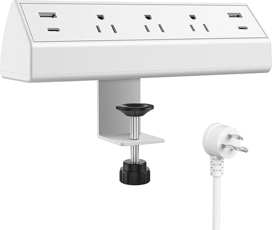 Jgstkcity Desk Clamp Power Strip, 40W Total Fast Charging Station, 2 PD 20W USB by Jgstkcity