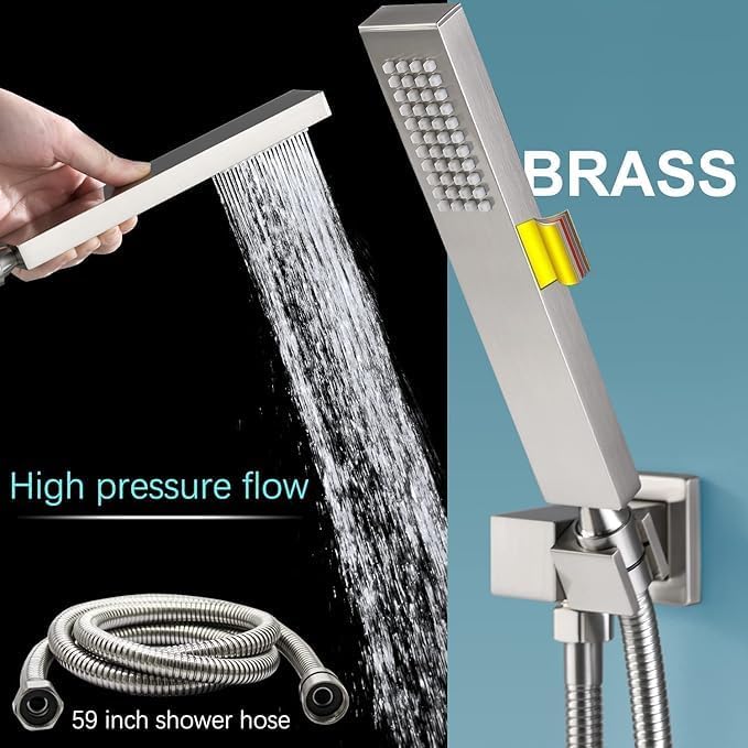 KATAIS Digital Display Shower Fixtures Brushed Nickel Shower System - Image 5