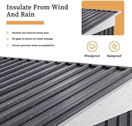 vongrasig 5 x 3 x 6 ft outdoor showing dimensions