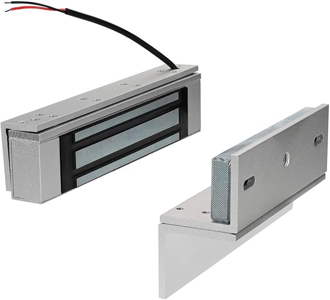 Electric Magnetic Lock with Z and L Bracket 180KG 350LBS Holding Force - Image 2