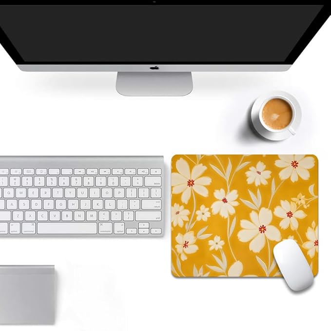 Sunday Market Square Mouse pad, Waterproof, Anti Slip Rubber Base, Computer - Image 6