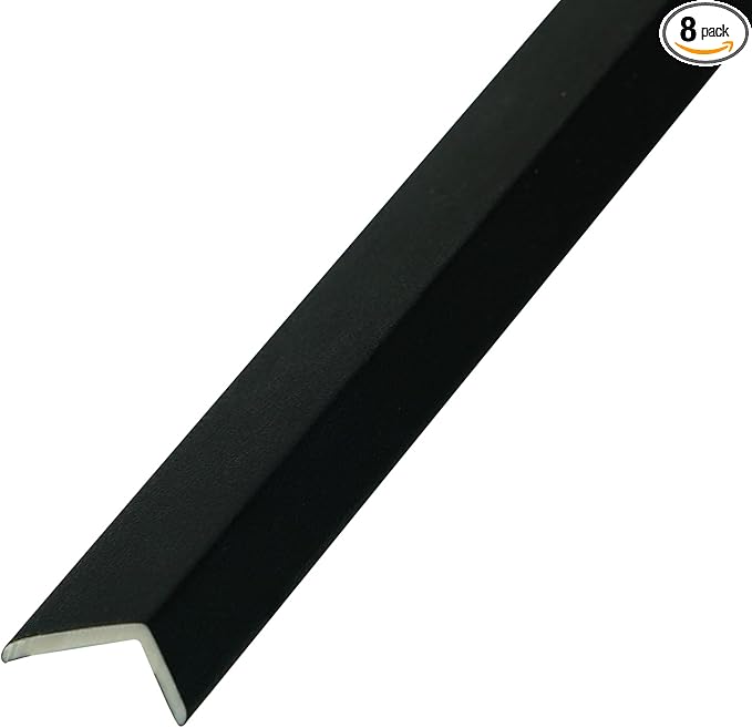 OUZUGIE 8-Pack 57 Inches, WPC Slat Wall Panel Trim, Corner Guard by OUZUGIE