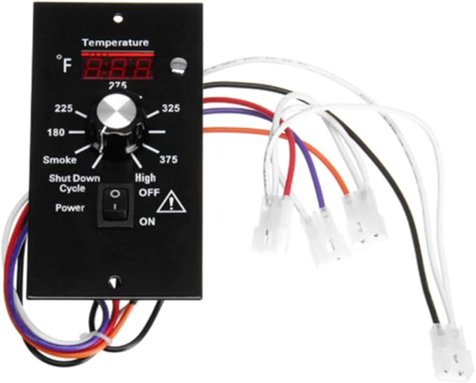 Digital Thermostat Controller, LED Display Temperature Control Panel Barbecue - Image 7