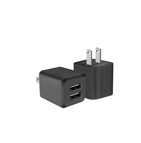 USB Wall Charger, Charger Block，Dual Port USB Cube Chargers，Power Adapter by Unknown