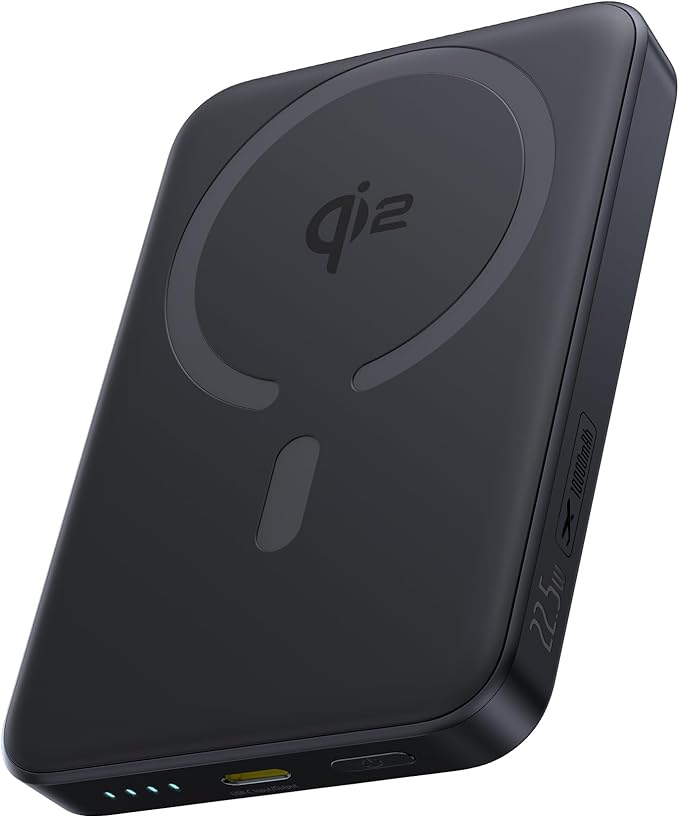Baseus for MagSafe Portable Charger, Qi2 Certified 15W Wireless Magnetic Power by Baseus