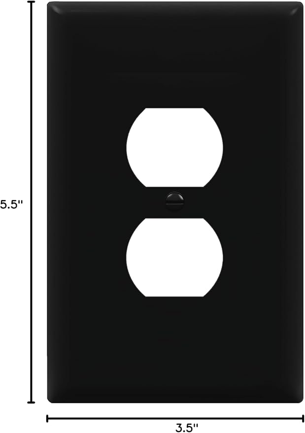 ENERLITES Duplex Receptacle Outlet Wall Plate, Jumbo Electrical Outlet Cover - Image 8