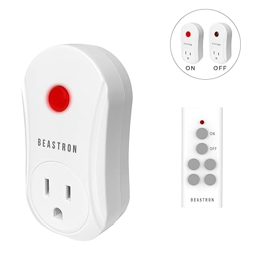 Beastron Upgraded Remote Controlled Outlet, Expandable Remote Light Switch Kit - Image 8