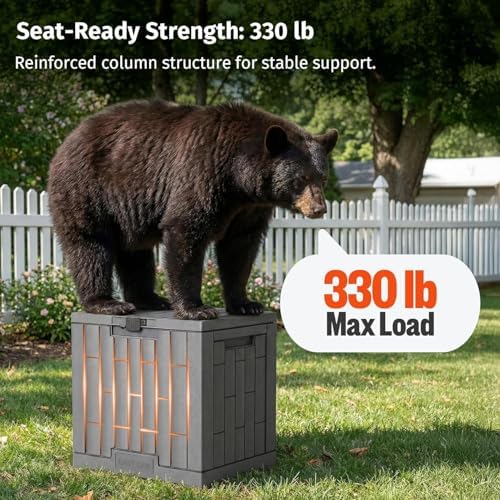 east oak outdoor storage box, 31 gallon 2, package contents