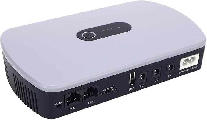 UPS Battery Backup Uninterruptible Power Supply 10400mAh Large Capacity DC - Image 7