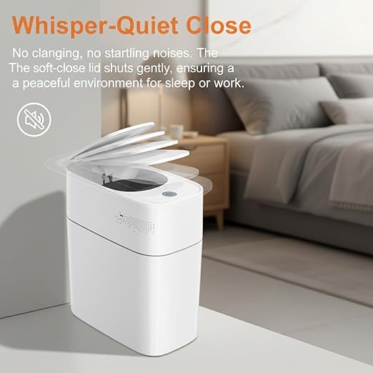 MUEE 3 Gallon Motion Senor Bathroom Trash Can - Image 5