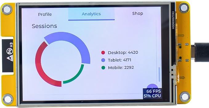 Hosyond 3.5'' 320x480 Touch Screen ESP32 Display - Image 6