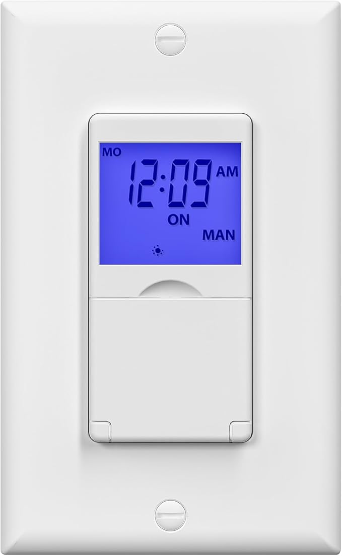 BN-LINK 7 Day Programmable in-Wall Timer Switch by BN-LINK