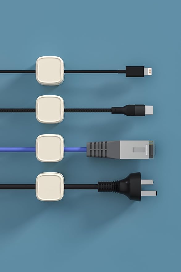 Magnetic Cable Clips, Adjustable Cord Holder Management, Adhesive Wire Keeper - Image 5