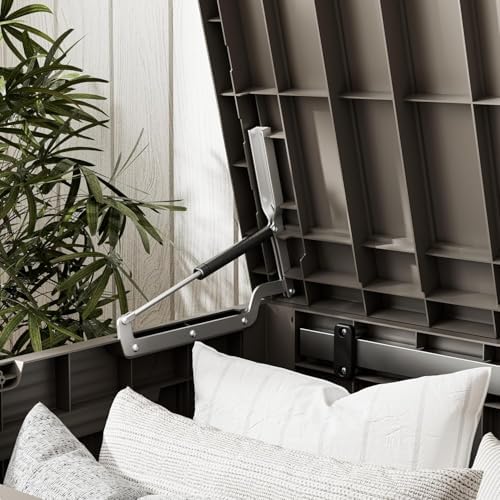 151 gal deck box, outdoor storage box waterproof, package contents