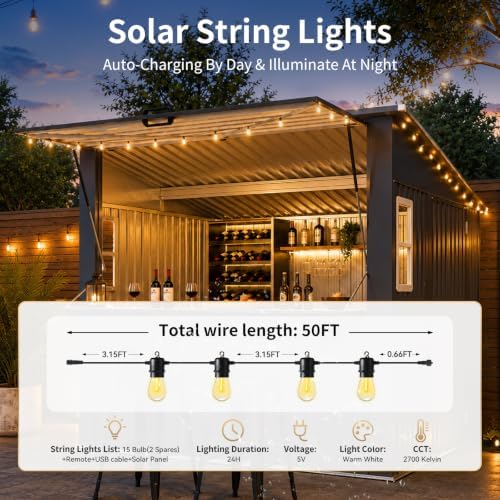 aoxun 8x7 ft outdoor bar shed with canopy, close-up detail