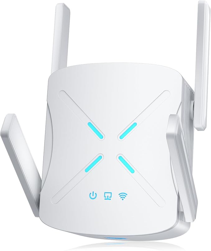 2026 WiFi Extender Signal Booster, 10X Faster WiFi 6 Extender, 18899 sq.ft. by Fixcore