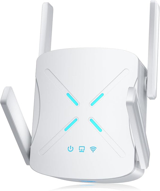 2026 WiFi Extender Signal Booster, 10X Faster WiFi 6 Extender, 18899 sq.ft. by Fixcore