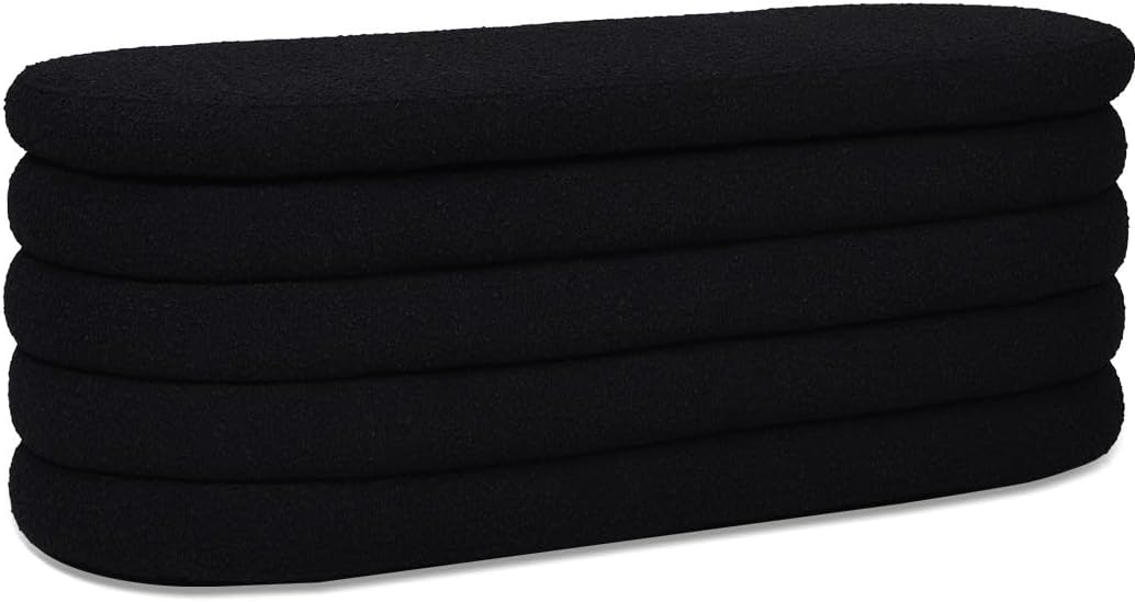jennifer taylor home fuji 49" upholstered oval storage, main product view