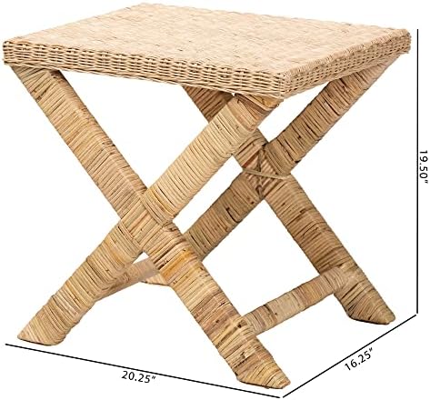 bali & pari farica modern bohemian natural rattan, close-up detail