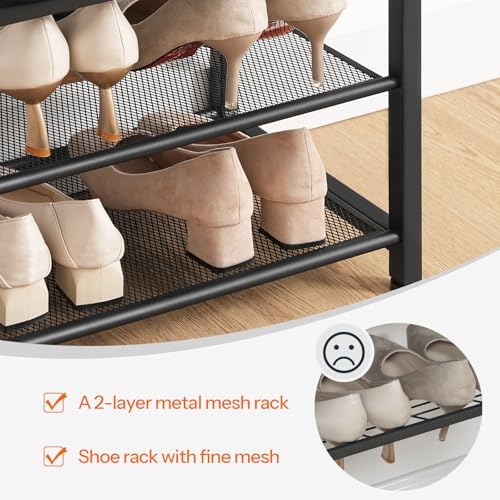 hoobro small shoe bench, 3-tier shoe rack, shoe, package contents