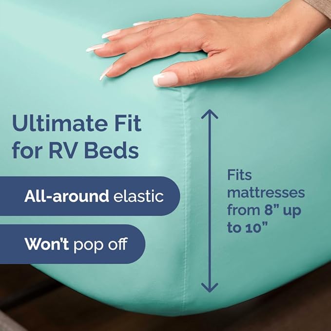 RV Short Queen Sheet Set 60 X 75 - Image 3