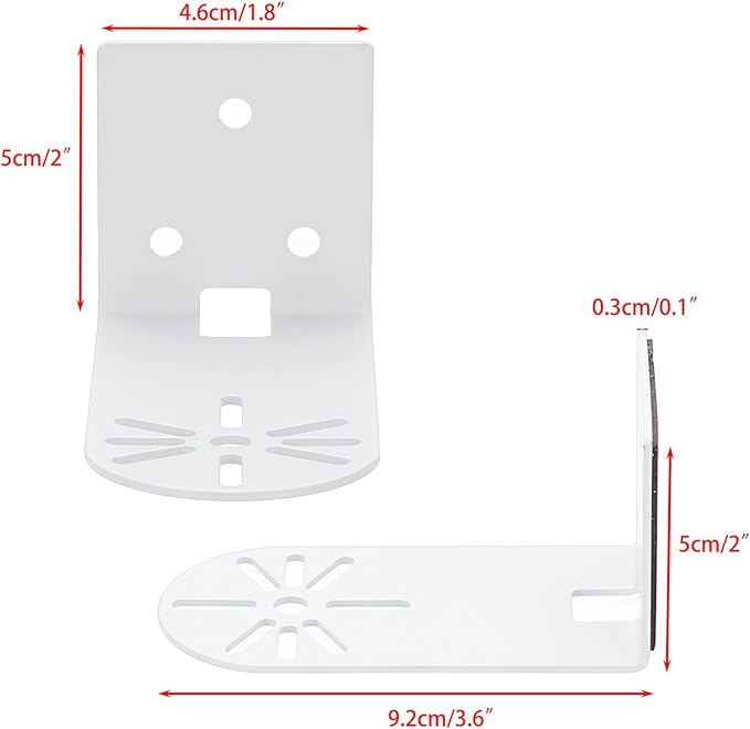 Sumnacon 2PCS Wall Mount Camera Shelf- Metal Small Wall Shelf - Image 3