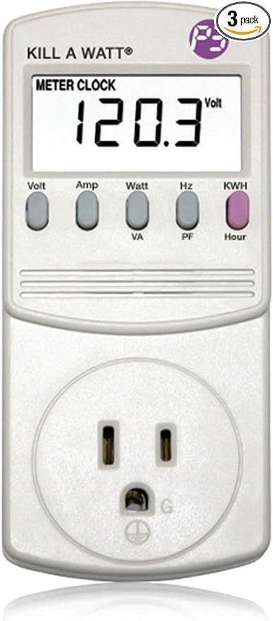 3-Pack P3 P4400 Kill A Watt Electricity Usage Monitor by P3International
