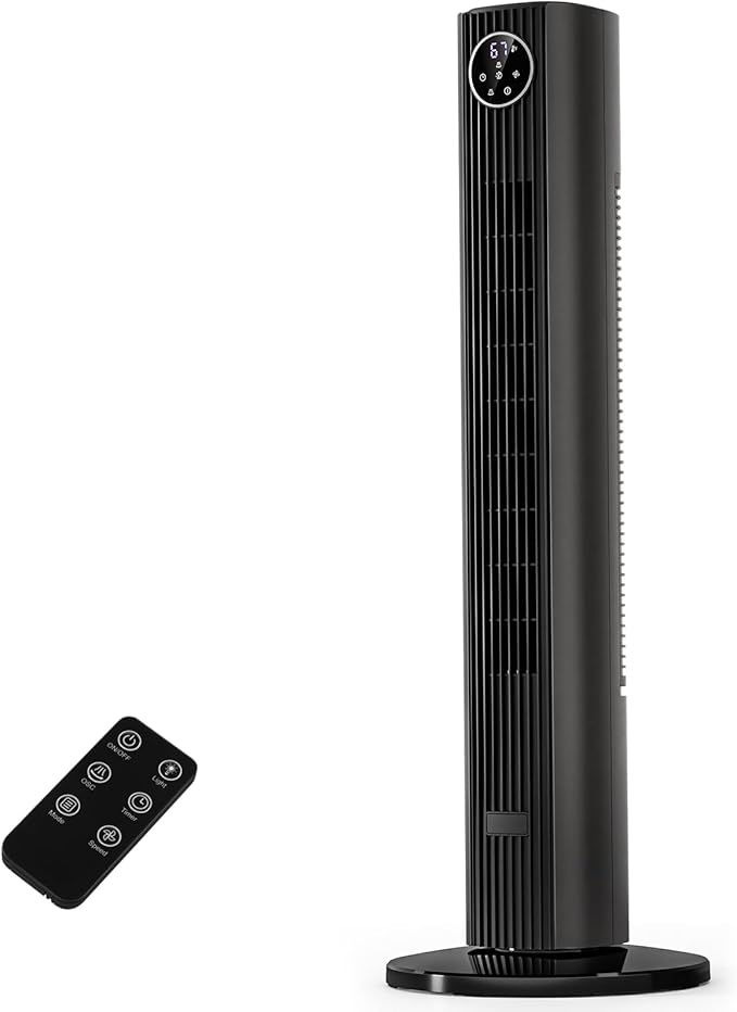 Antarctic Star Tower Fan Portable Floor Fans 85°Oscillating Fan Quiet Cooling by AntarcticStar