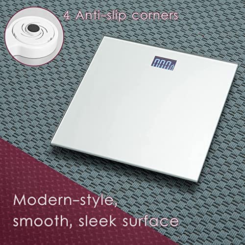 Moss & Stone Silver Digital Bathroom Scale - Image 5