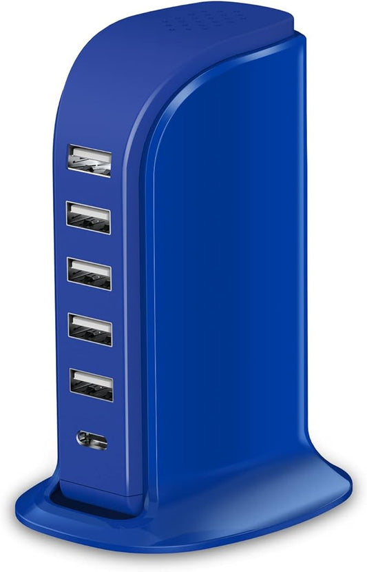 USB Charging Station Upoy, 6 Ports Charging Blocks, USB Power Hub by TechGadgetsInYourMind