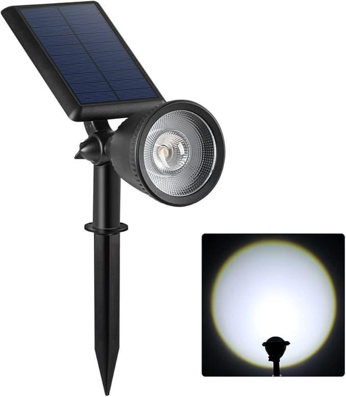 Solar Powered Sunset Spotlight Outdoor Waterproof Spot LED Accent Landscape - Image 9
