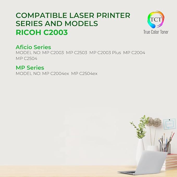 TCT C2003 Toner Cartridge 4 Pack - Image 2