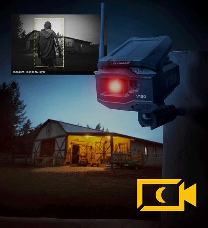 Vosker V150 Solar-Powered LTE Cellular Photo Security Outdoor Camera | Motion - Image 4