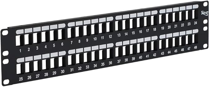 ICC 48 Port Blank Keystone 2U Patch Panel by ICC