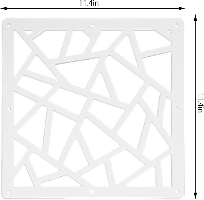 24 Pcs PVC Hanging Room Divider, Flower Carving Pattern Panels, Decorative Wall - Image 8