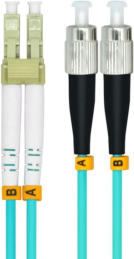 Jeirdus 100 Meters 328ft LC to FC Duplex 50/125 10G OM3 Multi-Mode Fiber Optic - Image 2