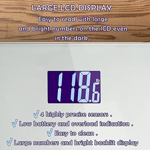 Moss & Stone Silver Digital Bathroom Scale - Image 3