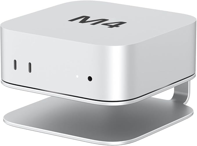 AKKYAJAURE Mac mini M4 Dock Stand, Aluminum Desktop Stand Mount - Image 4