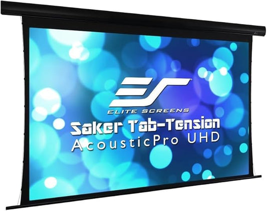 Elite Screens Saker Tab-Tension AcousticProUHD RC1 Kit, Acoustically Sound by EliteProjector