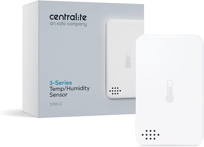 Centralite Zigbee Temperature & Humidity Sensor by Ezlo – Monitors Temperature by Centralite
