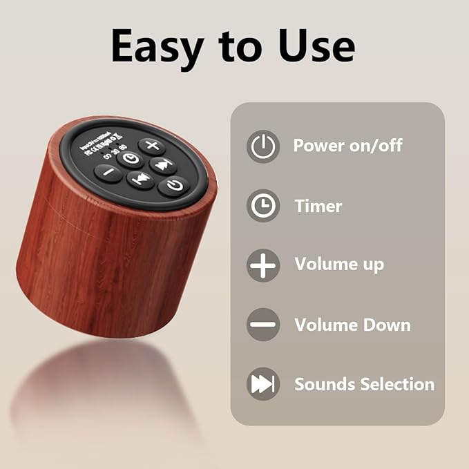 Portable White Noise Machine Mini Sound Machine - Image 6
